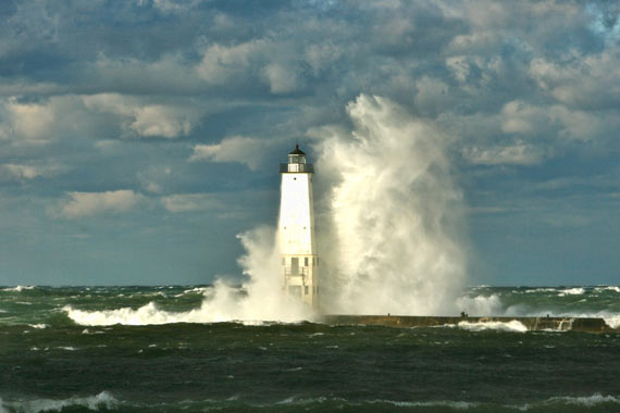 waves crashing